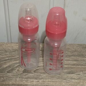 Dr.‎ Brown's Options Narrow Pink Bottles 2 Pack 4 Ounce Level 1 Flow